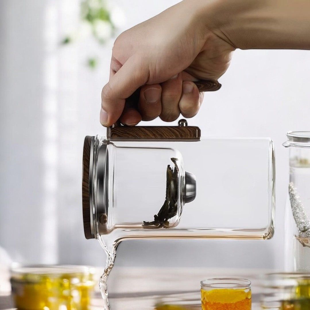 ZenPour – Elegant & Functioneel Theepotdesign met Magnetische Filtertechnologie