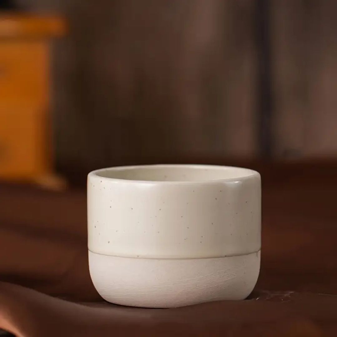 ZenCraft – Authentieke Handgemaakte Mok van Steengoed met Japans Designgevoel