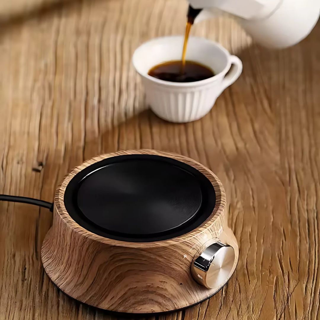 HeatMuse – Luxe Compacte Kookplaat met Verfijnd Metaaldesign voor Stijlvol Gebruik