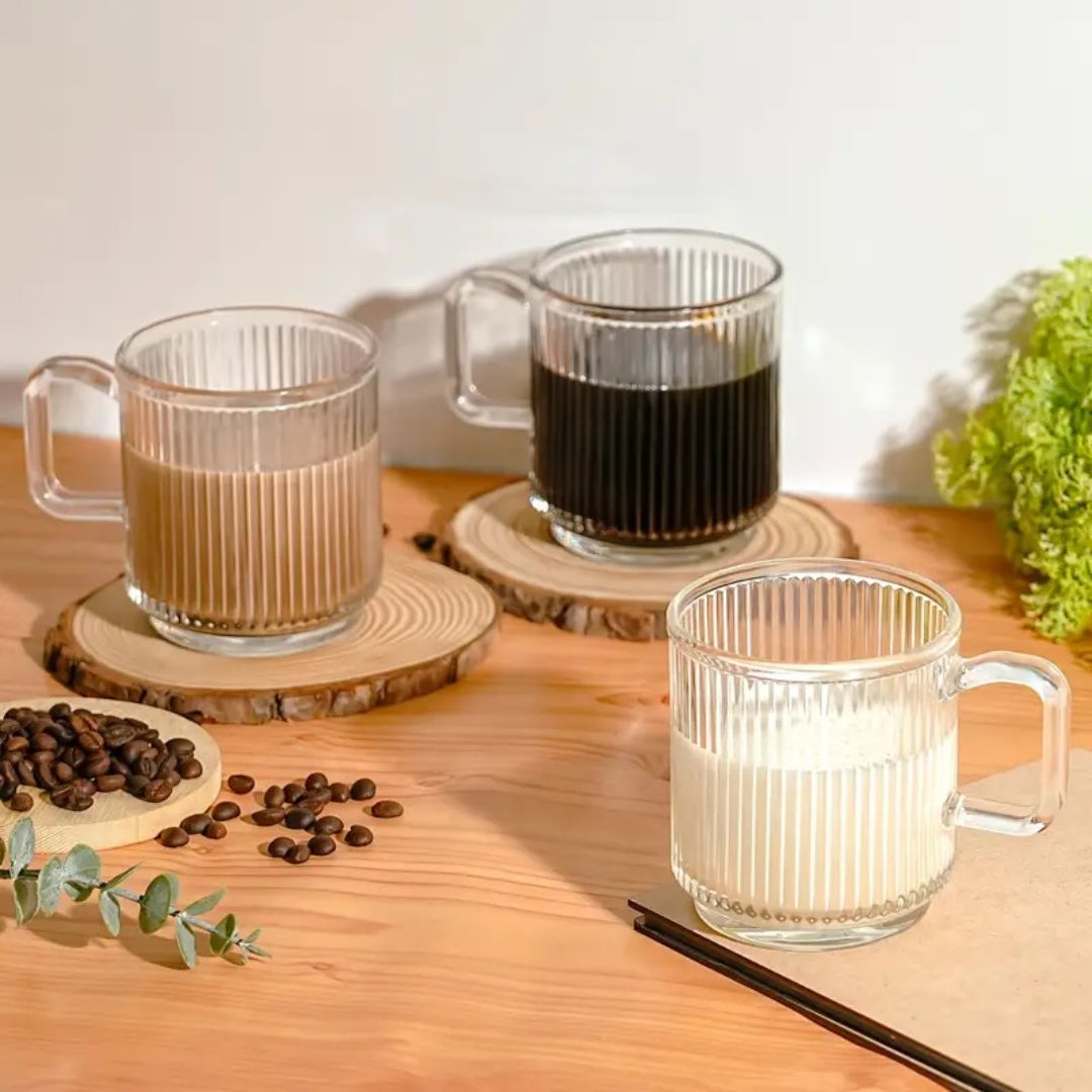 GlassÉlan – Elegant Dubbelwandige Koffiemokken van Kristalhelder Glas voor Stijlvolle Koffiemomenten