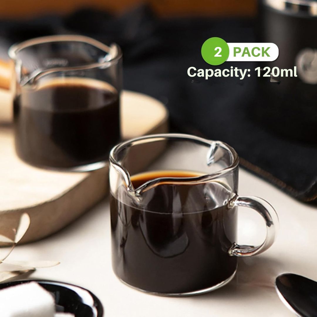 BrewÉlan – Elegant Dubbelwandige Espressoglazen met Functionele Finesse