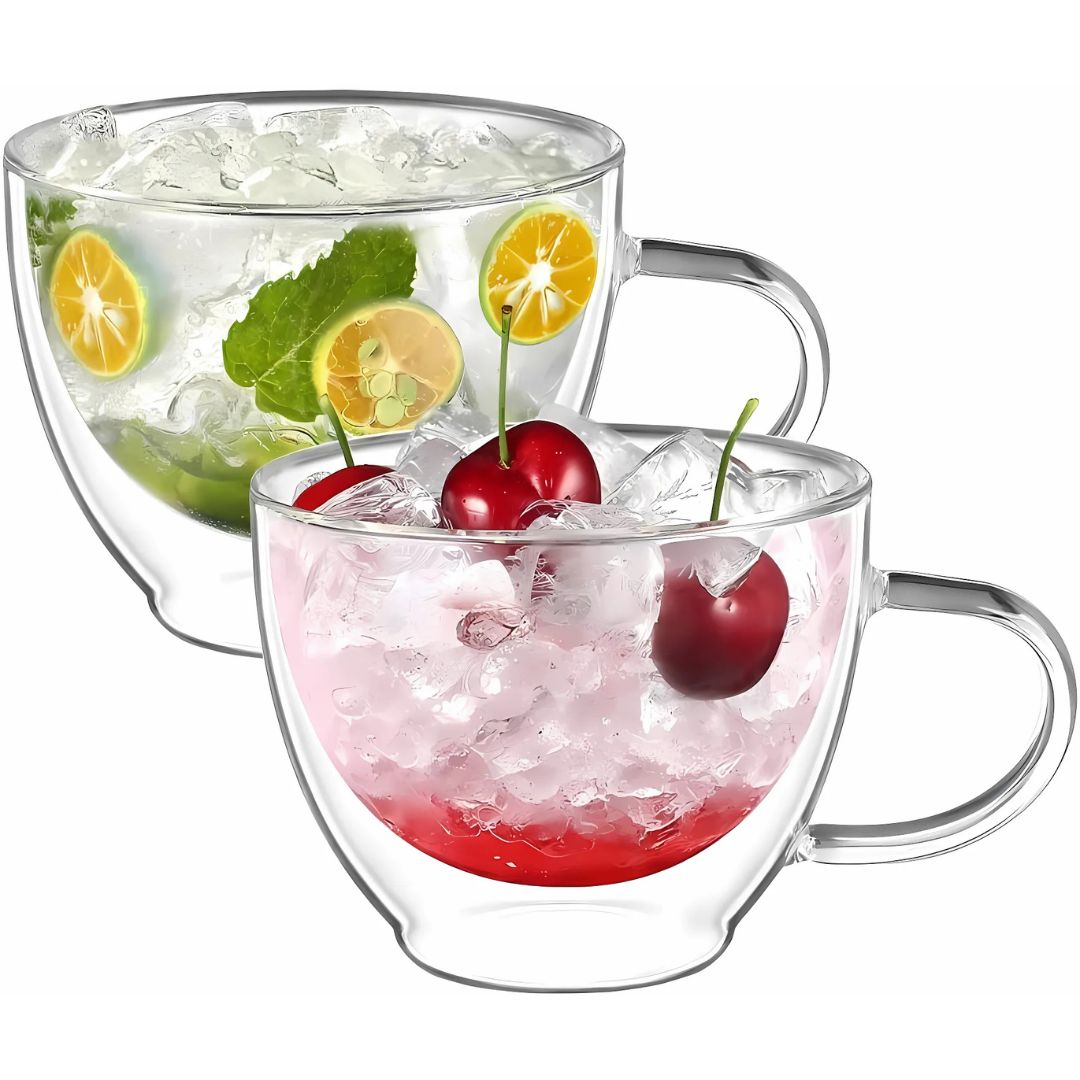 ThermaLuxe – Dubbelwandige Elegante Koffiekopjes met Zwevend Effect