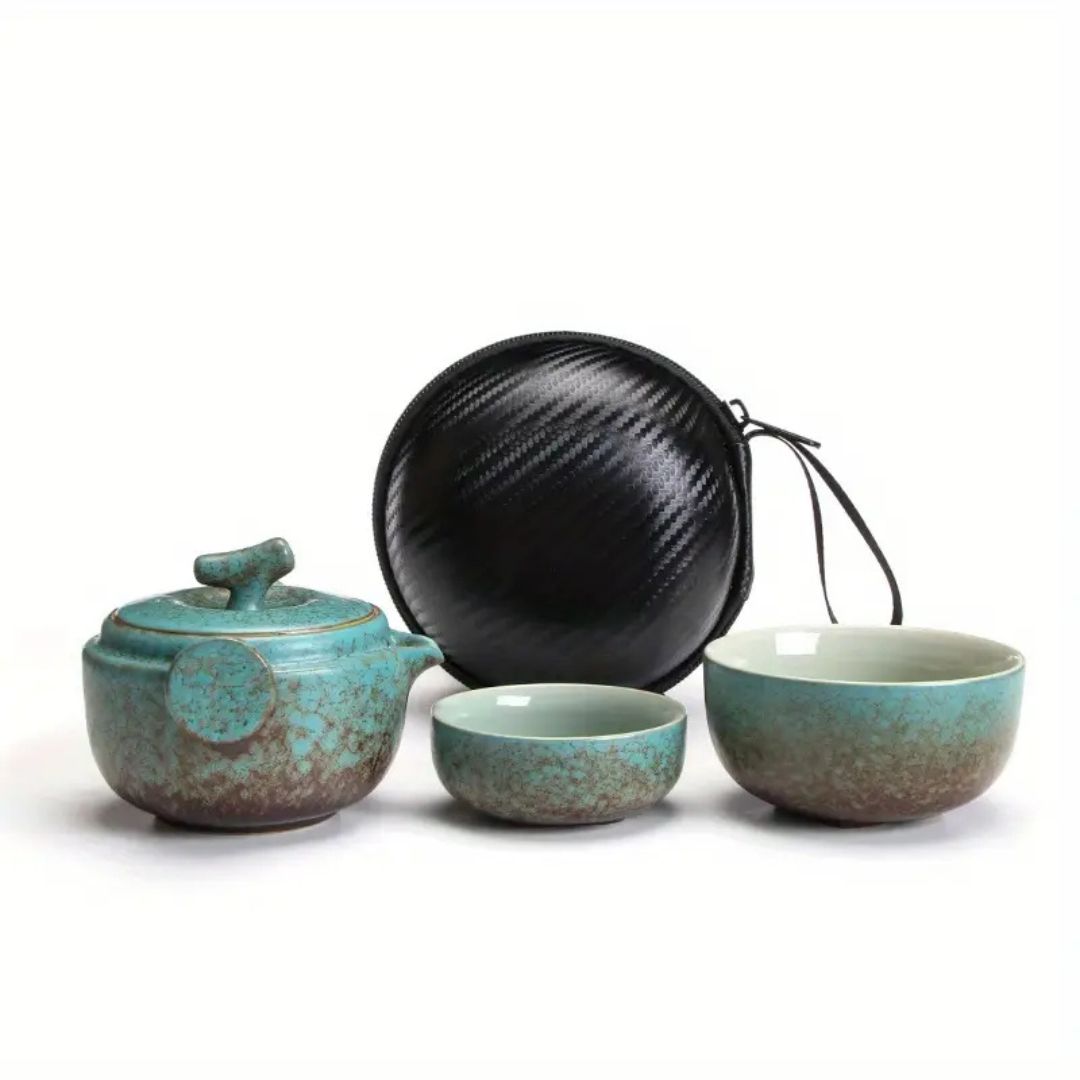 ZenPour – Elegant Keramisch Theeservies met Traditionele Kung Fu Finesse