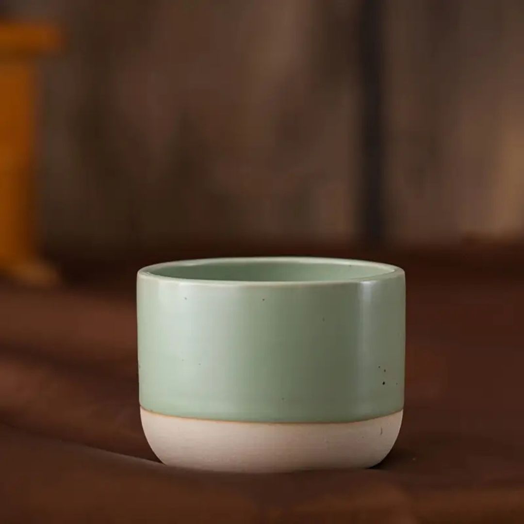 ZenCraft – Authentieke Handgemaakte Mok van Steengoed met Japans Designgevoel