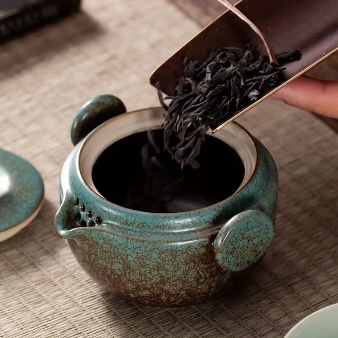 ZenPour – Elegant Keramisch Theeservies met Traditionele Kung Fu Finesse