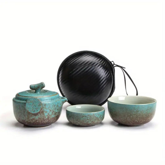 ZenPour – Elegant Keramisch Theeservies met Traditionele Kung Fu Finesse